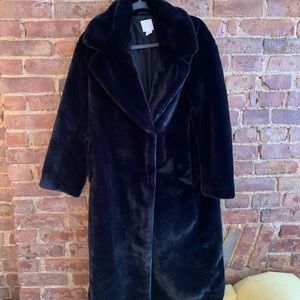 H&M faux fur coat